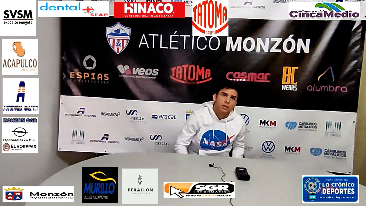 RAÚL SAMITIER (Jugador Monzón) AT Monzón 0-1 Illueca / J 7 / 3ª División