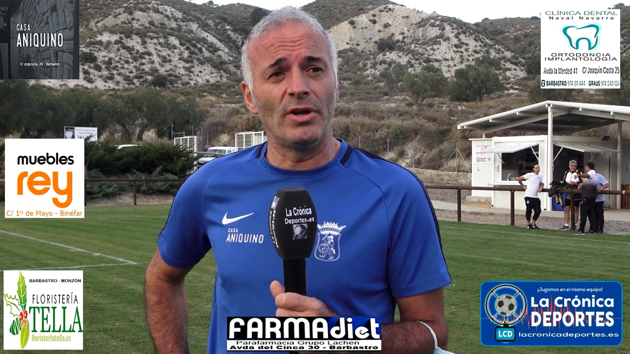 ALBERT MARTÍNEZ (Entrenador P Ferranca) Almunia S Juan 1-1 P. Ferranca Tella / Jornada 6 / Preferente - Gr 1