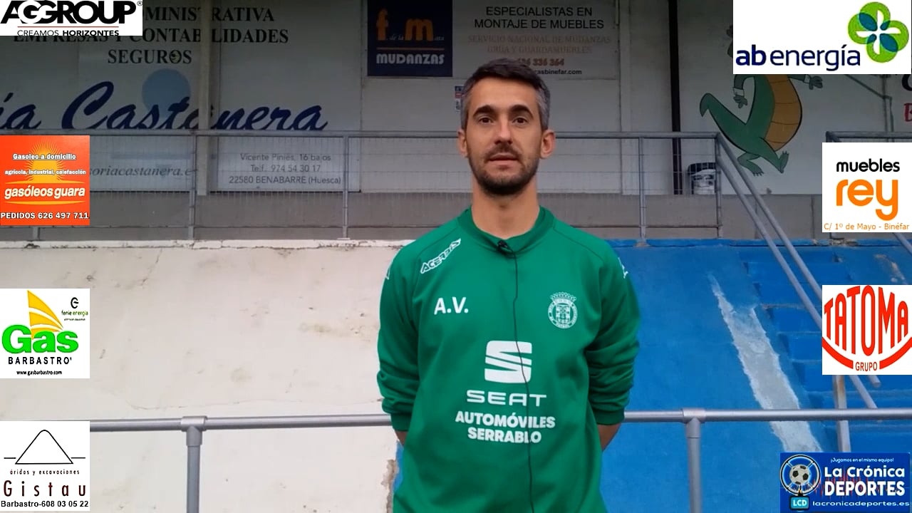 ÁNGEL VARELA (Entrenador JACETANO) TAMARITE 3-0 JACETANO / Jornada 6 / Preferente - Gr 1