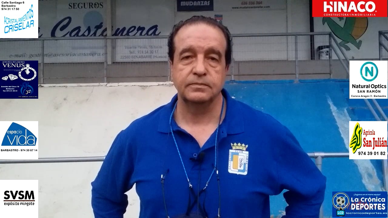 FÉLIX JIMÉNEZ (Entrenador CDJ TAMARITE) TAMARITE 3-0 JACETANO / Jornada 6 / Preferente - Gr 1