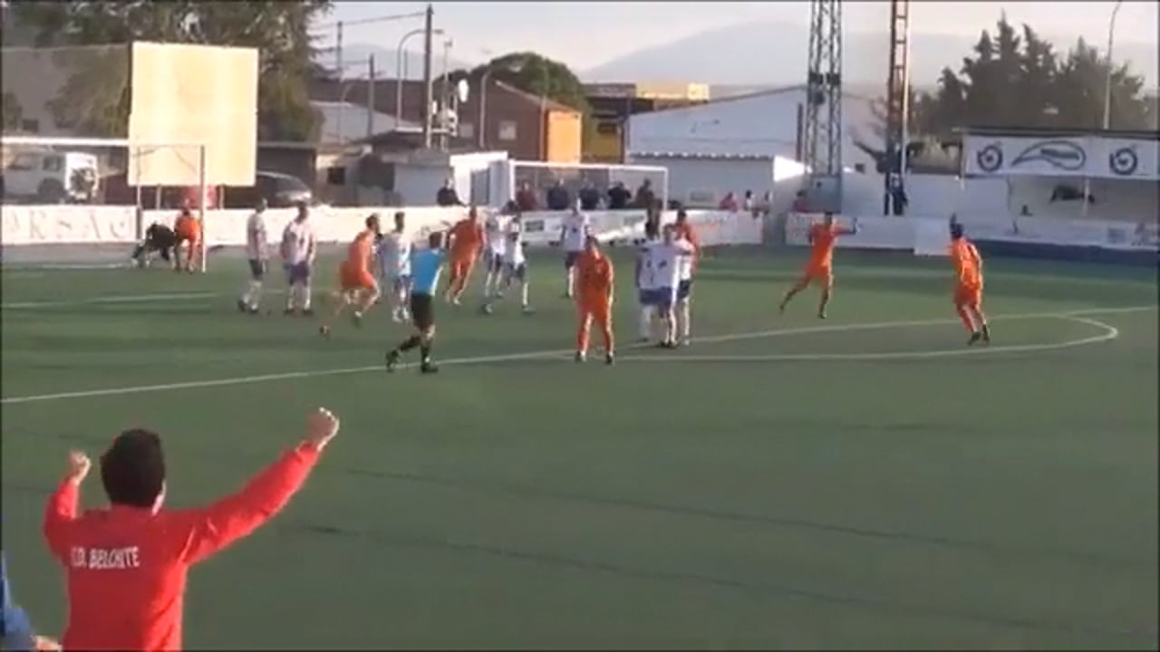 (RESUMEN y GOLES) SD Borja 1-1 CD Belchite / J 7 / 3ª División