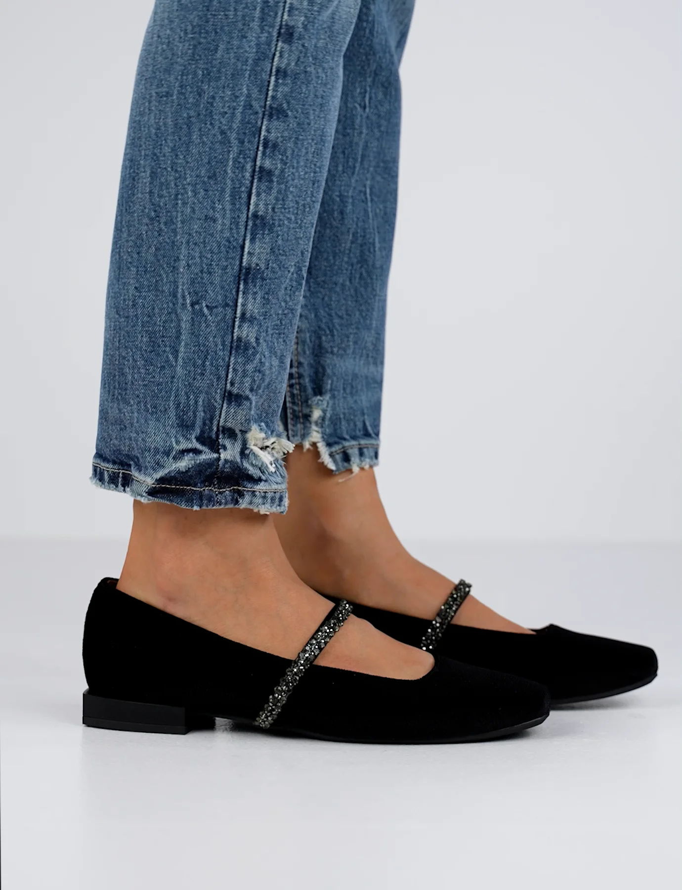 【PORTERNA】More Velvet Flat Shoes 1277397939-