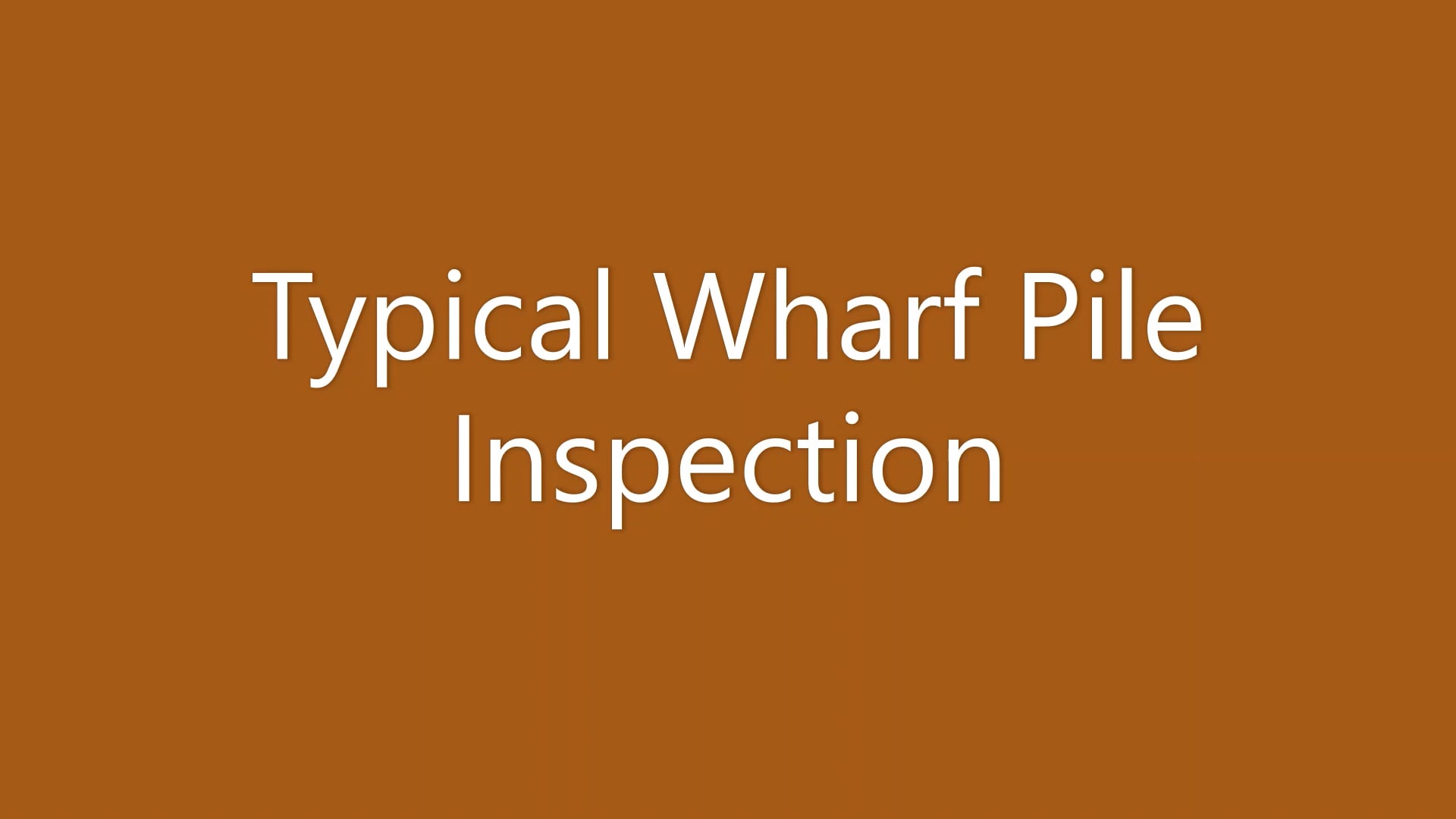 ROVing Intelligence Wharf pile inspection on Vimeo