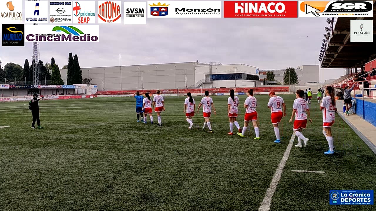 Ciudad de Monzón-1-1-Fuensport Teruel- 1ª Territorial fútbol femenino-4ª Jornada