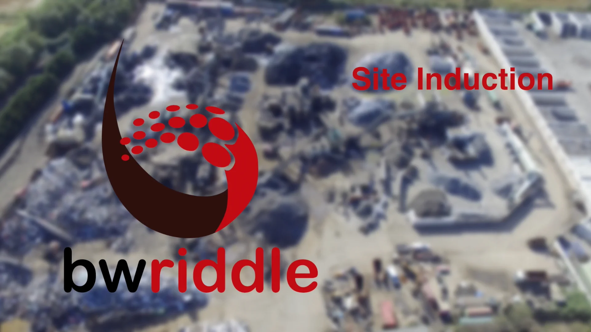 BW Riddle Induction - BW Riddle - Site Induction on Vimeo