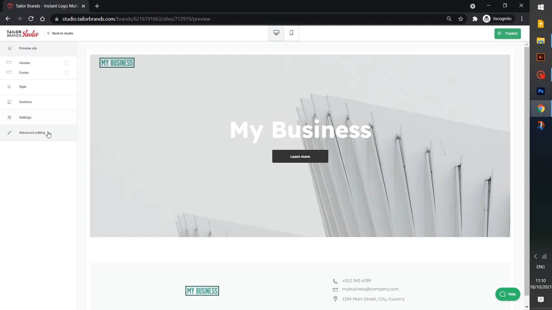 How Do I Add Video To My Tailor Brands Website On Vimeo