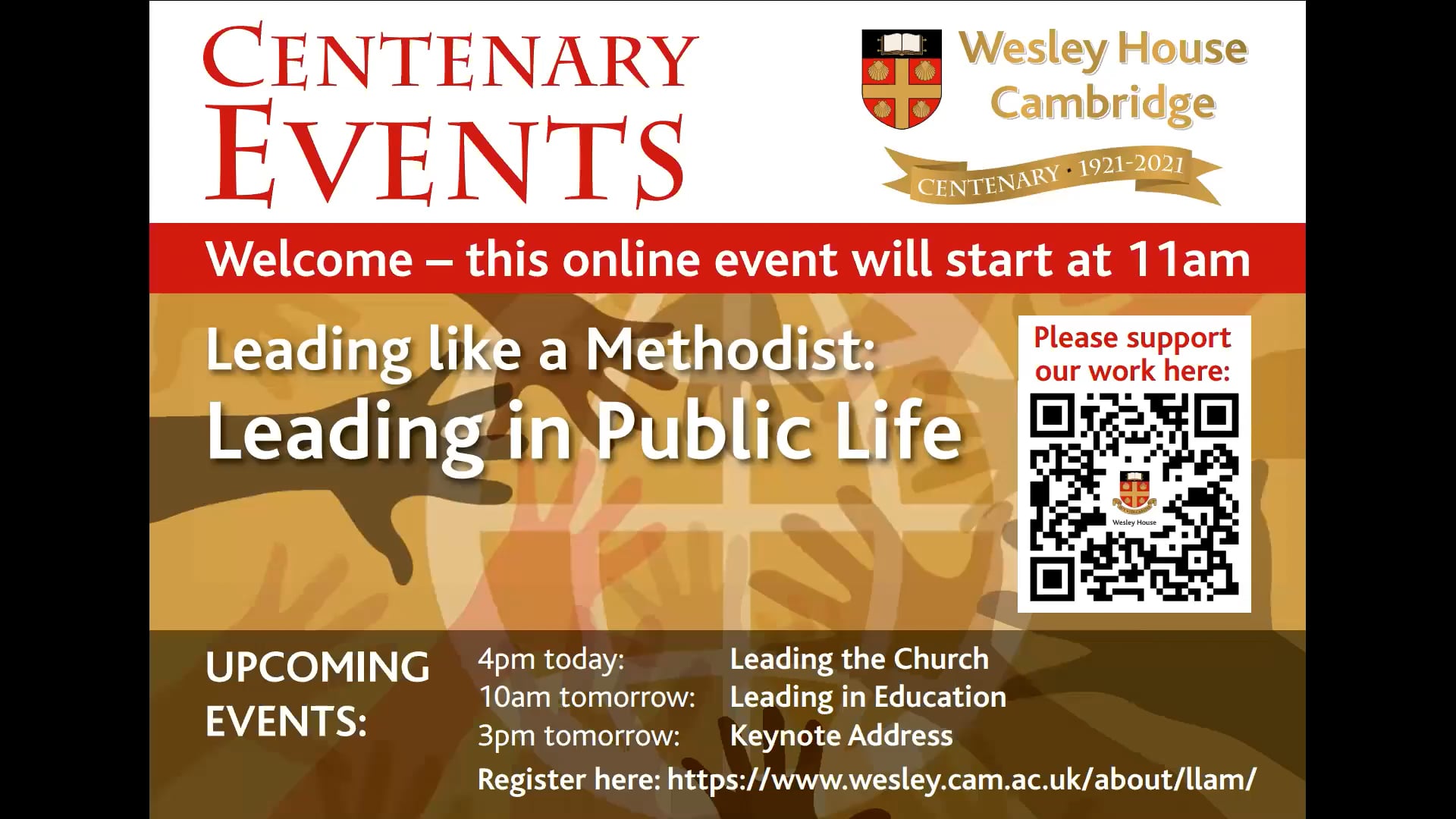 Welcome & Leading in Public Life