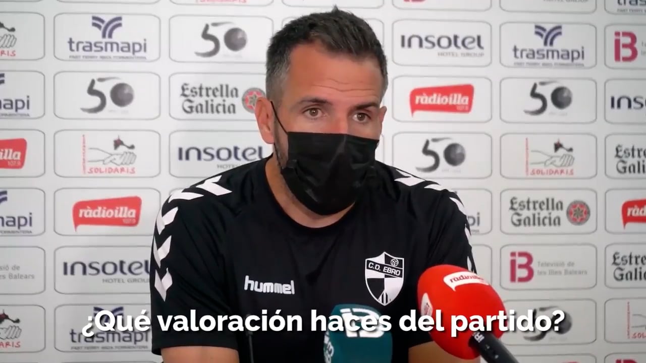 RAÚL JARDIEL (Entrenador Ebro) SD Formentera	 1-0 CD Ebro / J 7 / 2ª RFEF - Gr 3 / Fuente Facebook CD Ebro