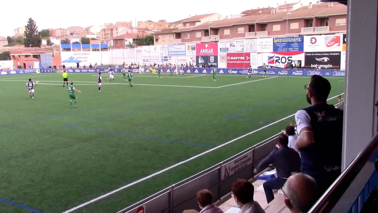 (GOL de PESCADOR) CD Caspe 1-0 CD Cuarte / Jornada 7 / 3ª División / Fuente YouTube CD Caspe