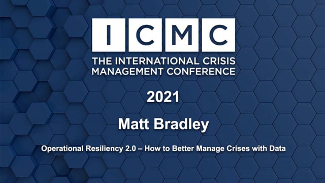 Operational Resiliency 2.0 – How to better manage crises with data