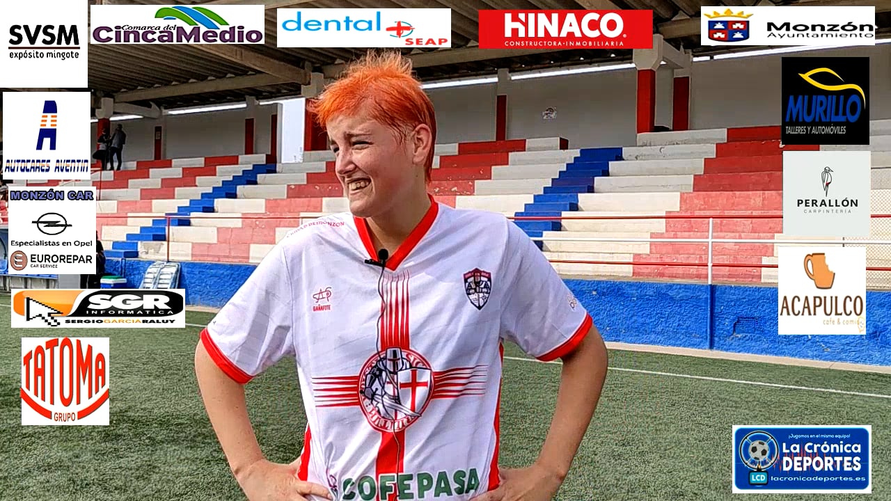 LAURA BORRÁS (Jugadora Ciudad de Monzón femenino) Ciudad de Monzón 1-1 Fuensport / J 4 / 1ª Territorial aragonesa