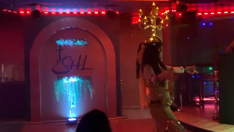 Emily Marie Shamadan performance at Sahara Hookah Lounge Cincinnati Ohio