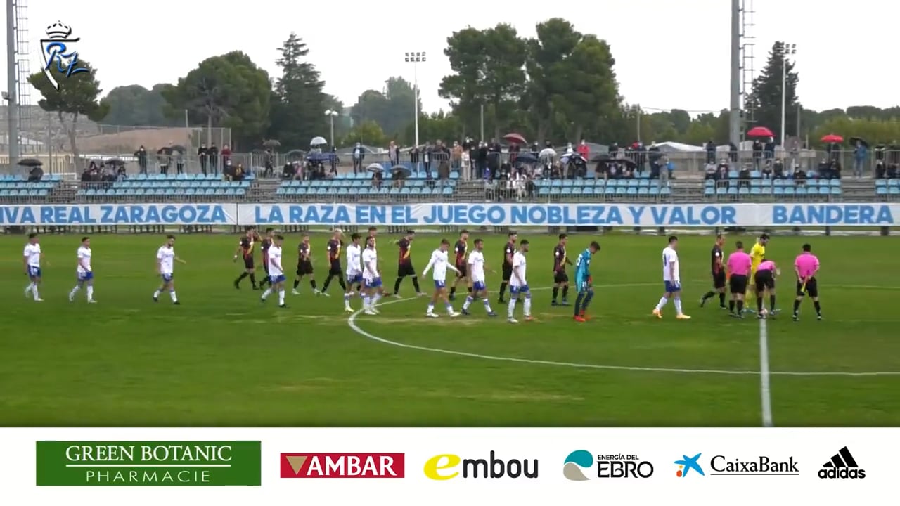 (SOLO LOS GOLES) Deportivo Aragón 3-1 UD Barbastro / Jornada 7 / 3ª División / Fuente Twitter Cantera Real Zaragoza