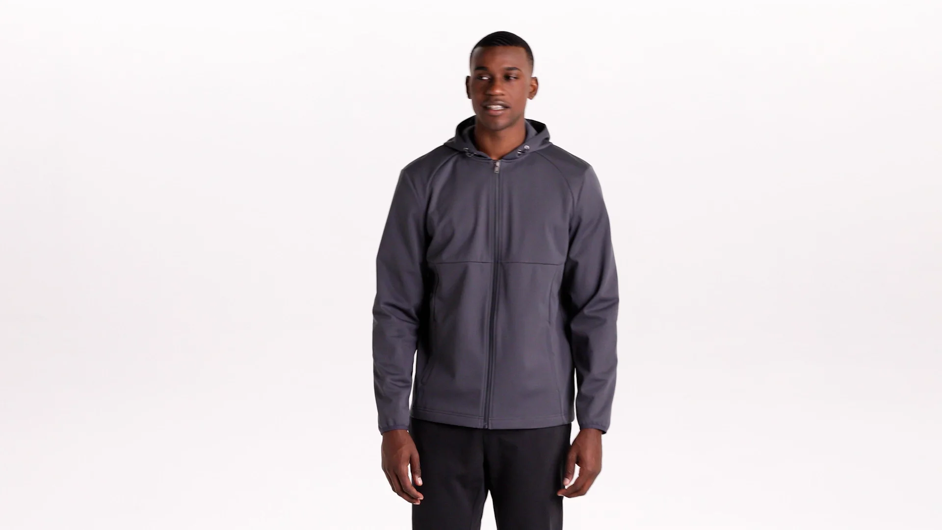 Sport tek hooded clearance jacket