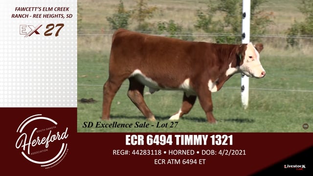 Lot #27 - ECR 6494 TIMMY 1321