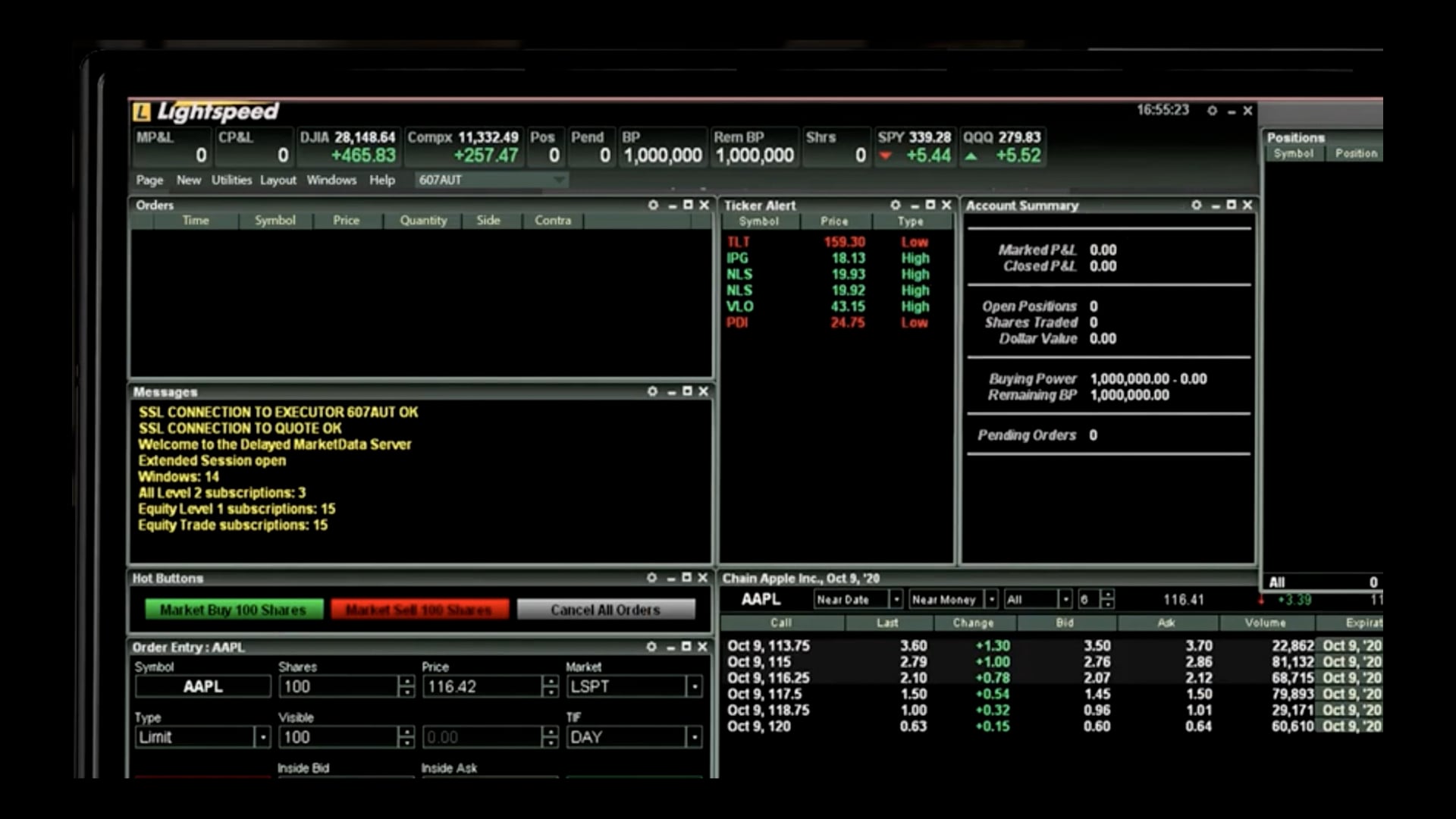 Lightspeed Trader - Custom Stop Order