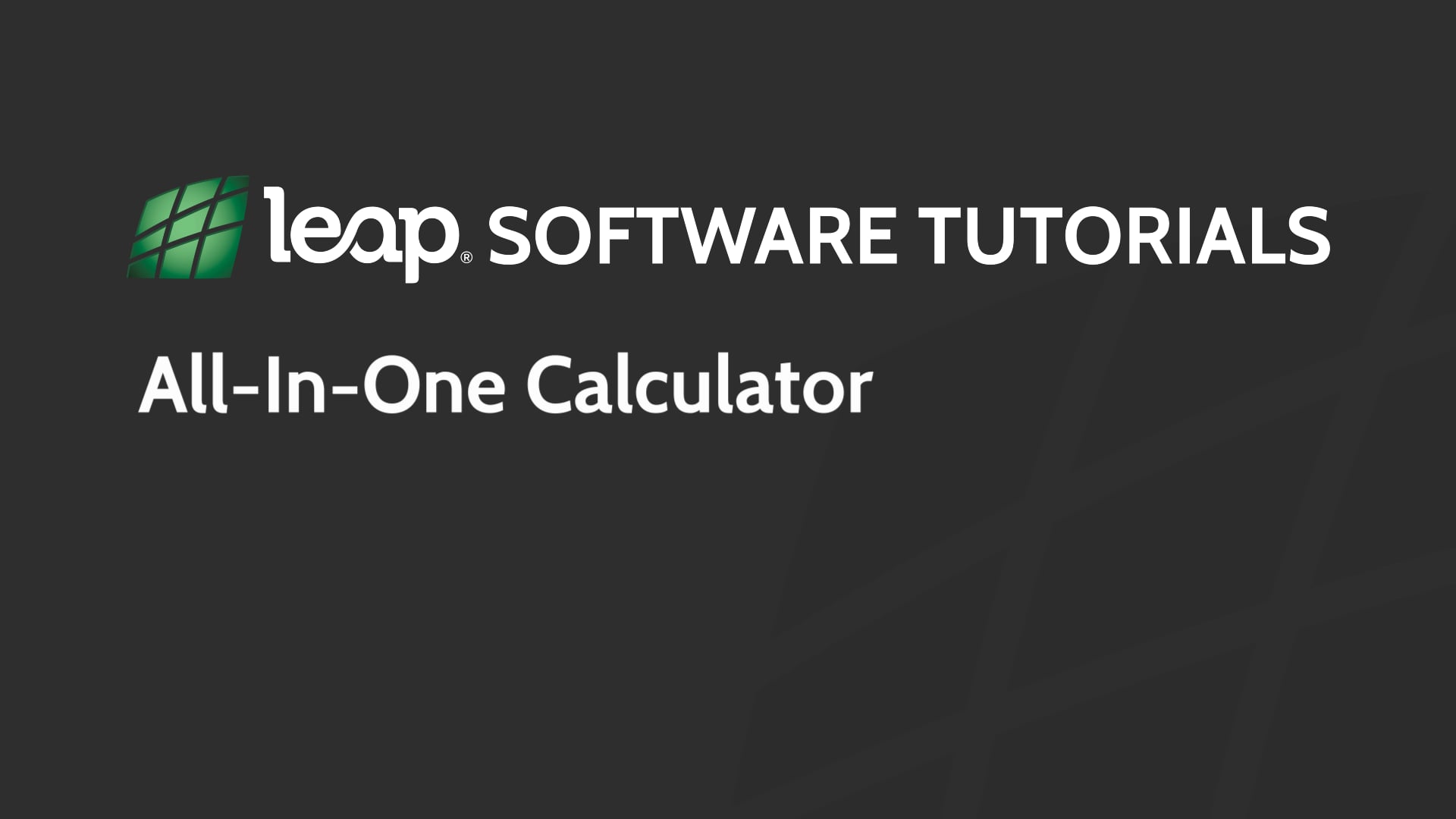 All In One Calculator