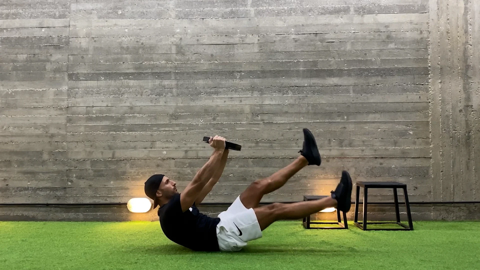 Leg Raise with Plate - abs on Vimeo