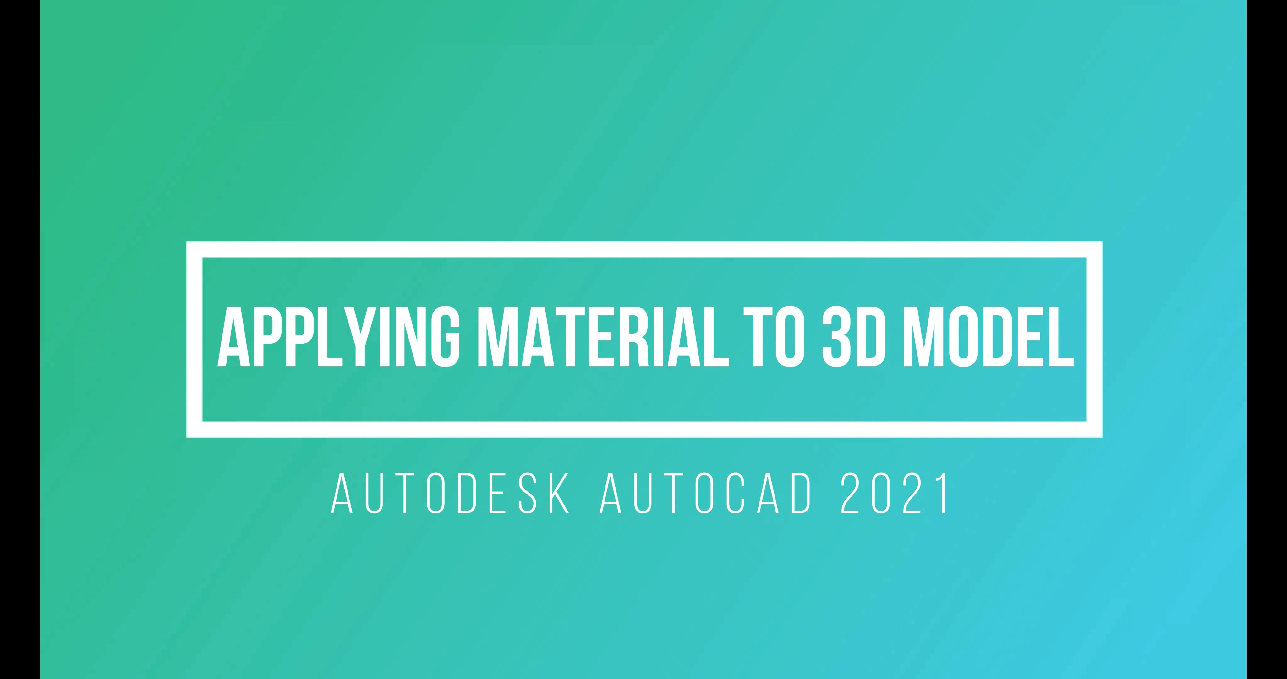 101 APPLYING MATERIAL TO 3D MODEL on Vimeo