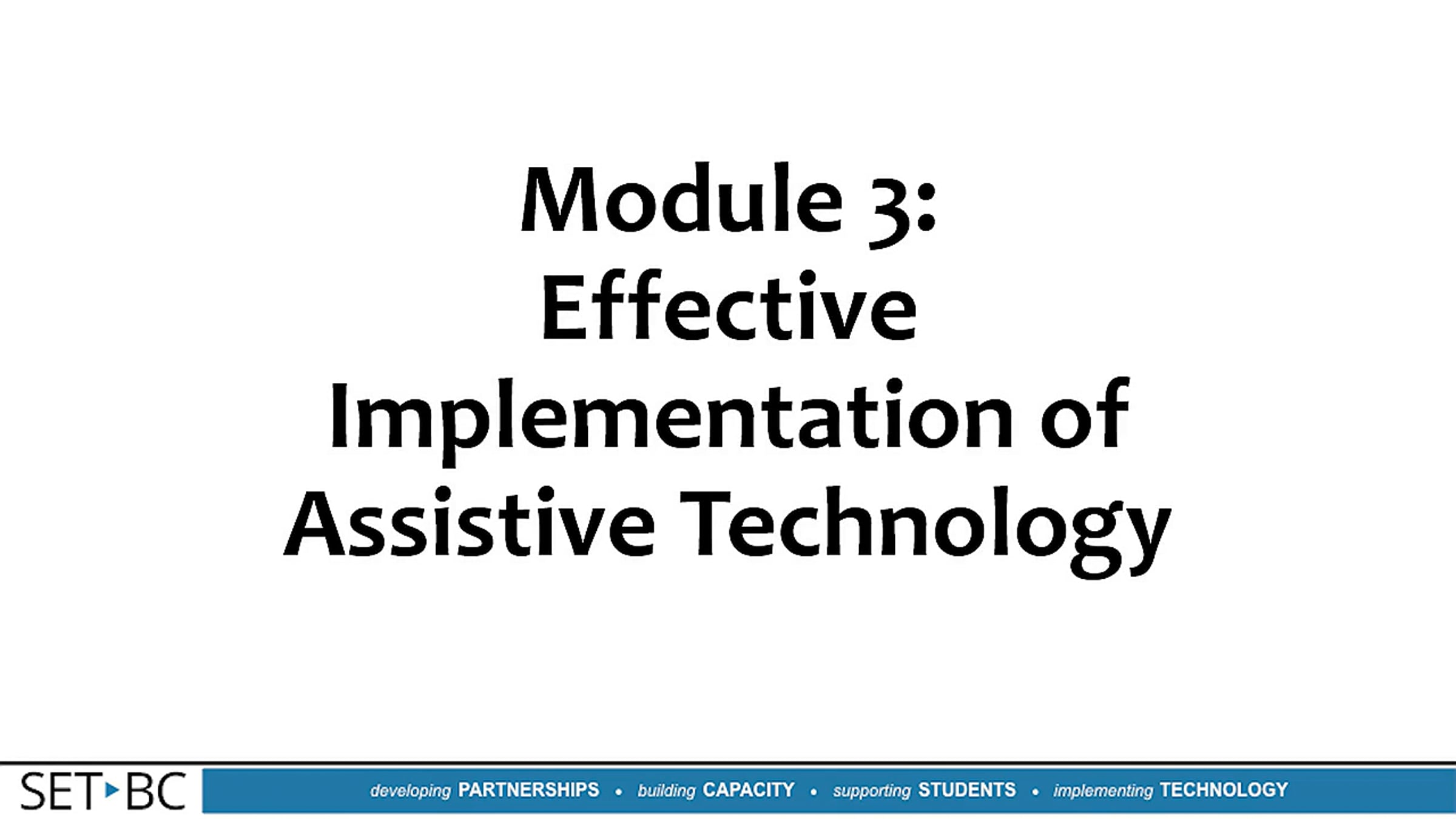 3. Implementation - AT in the Classroom | Videos & Movies on Vimeo