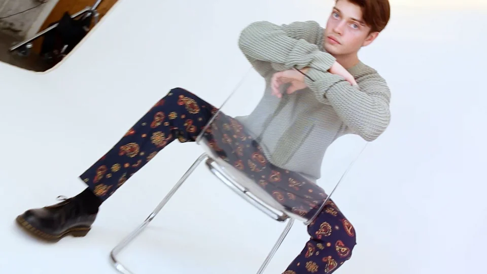 パンツ Paisley Rough Pants Satin Wide Leg Pants - Painted Paisley | Talbots