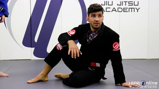 Deep Lasso to Over Head Sweep Attempt to Sweep Using Foot Hook to Armbar