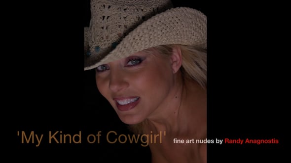 4. My Kind of Cowgirl' fine art nudes by Randy Anagnostis. 