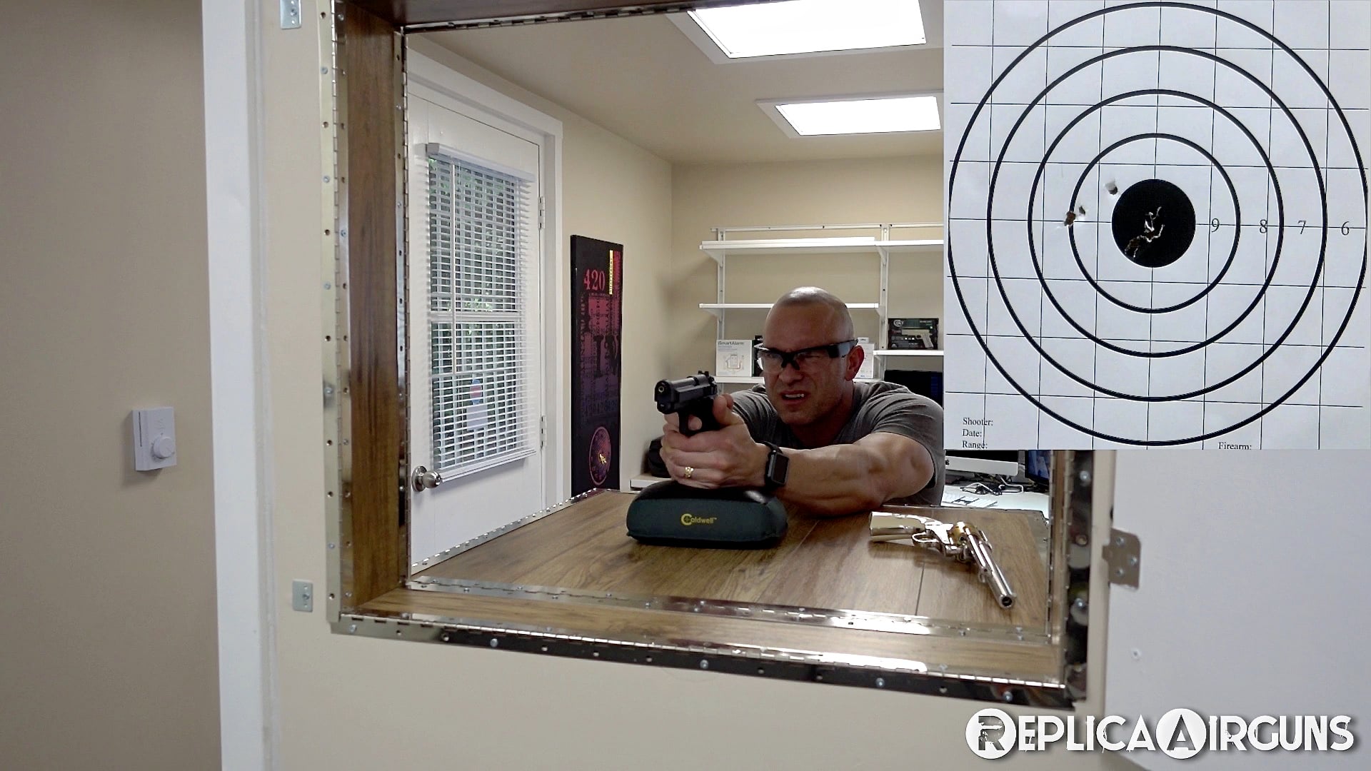 Shooting Airguns in the Finished Shipping Container