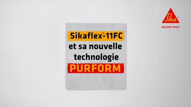 6 Colles mastic Sikaflex ton noir PRO 11 FC à prise rapide 300 ml SIKA