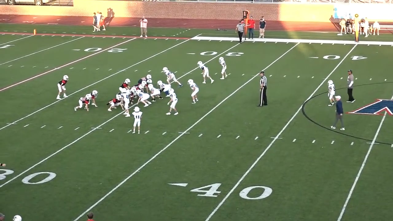 5th Grade Football vs MRA - 10-18-21