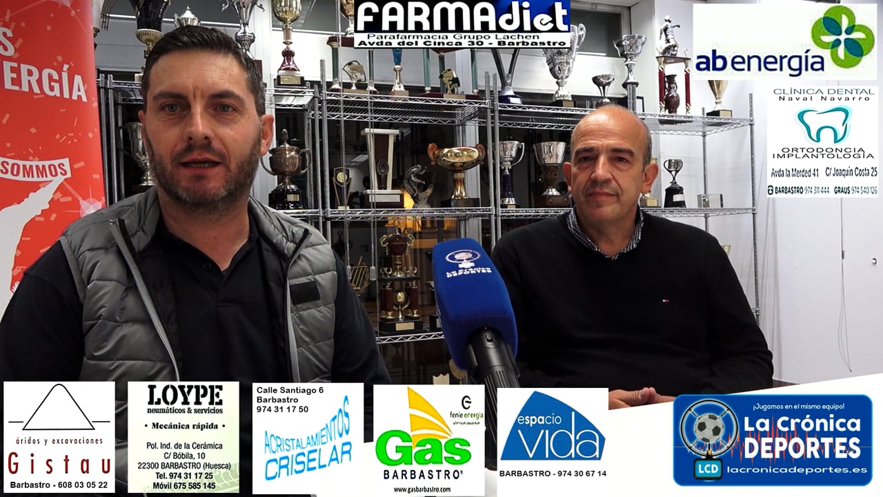 RAFA TORRES (Presidente UD Barbastro) Valoración del club y próximos recursos, después de conocer la exagerada sanción por alineación indebida en el partido frente al Calamocha, de la jornada 6 en tercera división