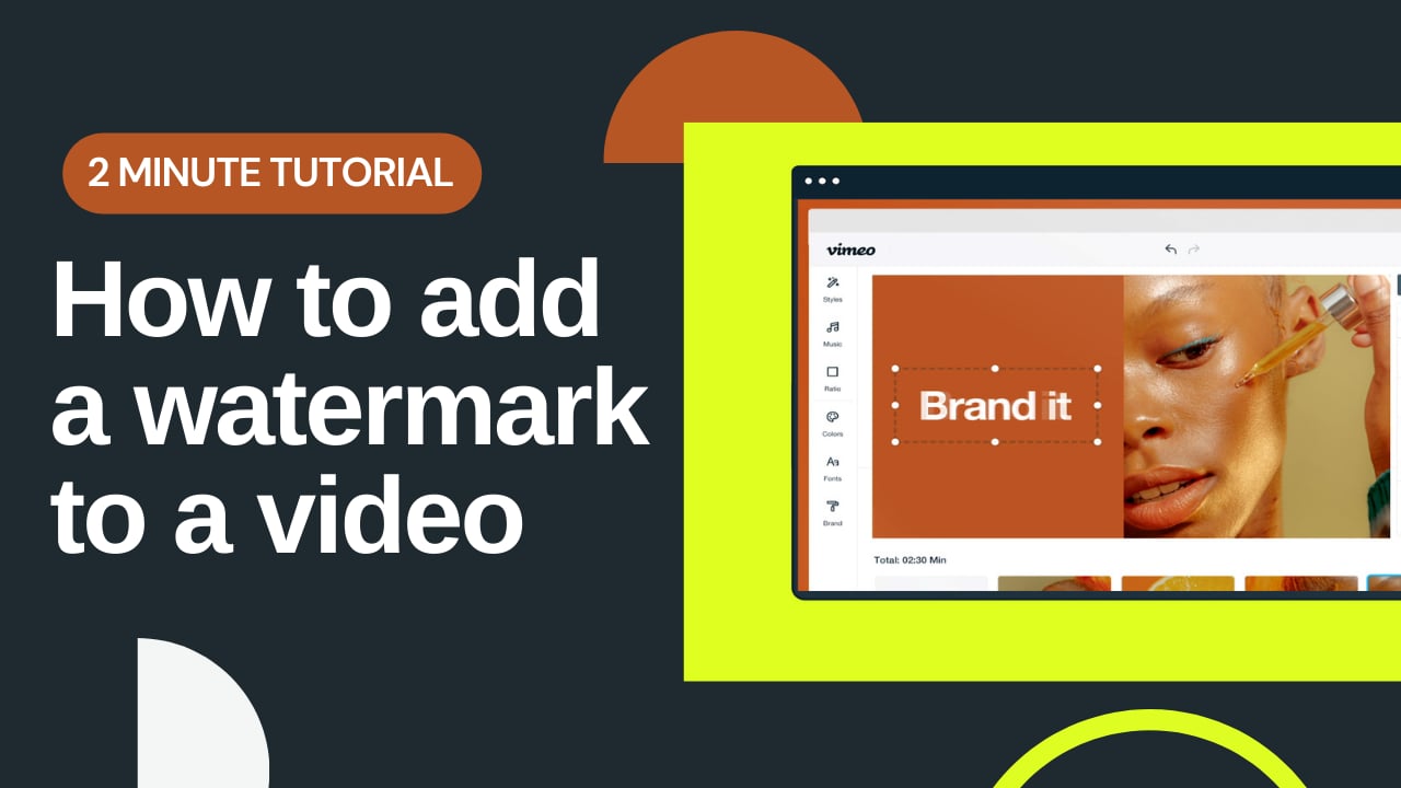 How to add a watermark to a video Vimeo on Vimeo