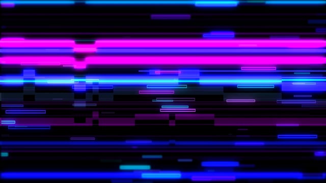 Glitching Warning Logo - Stock Video