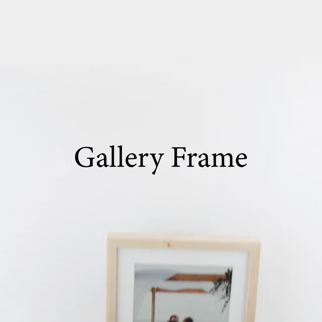 Gallery White Modern Picture Frame with White Mat 8x10 + Reviews