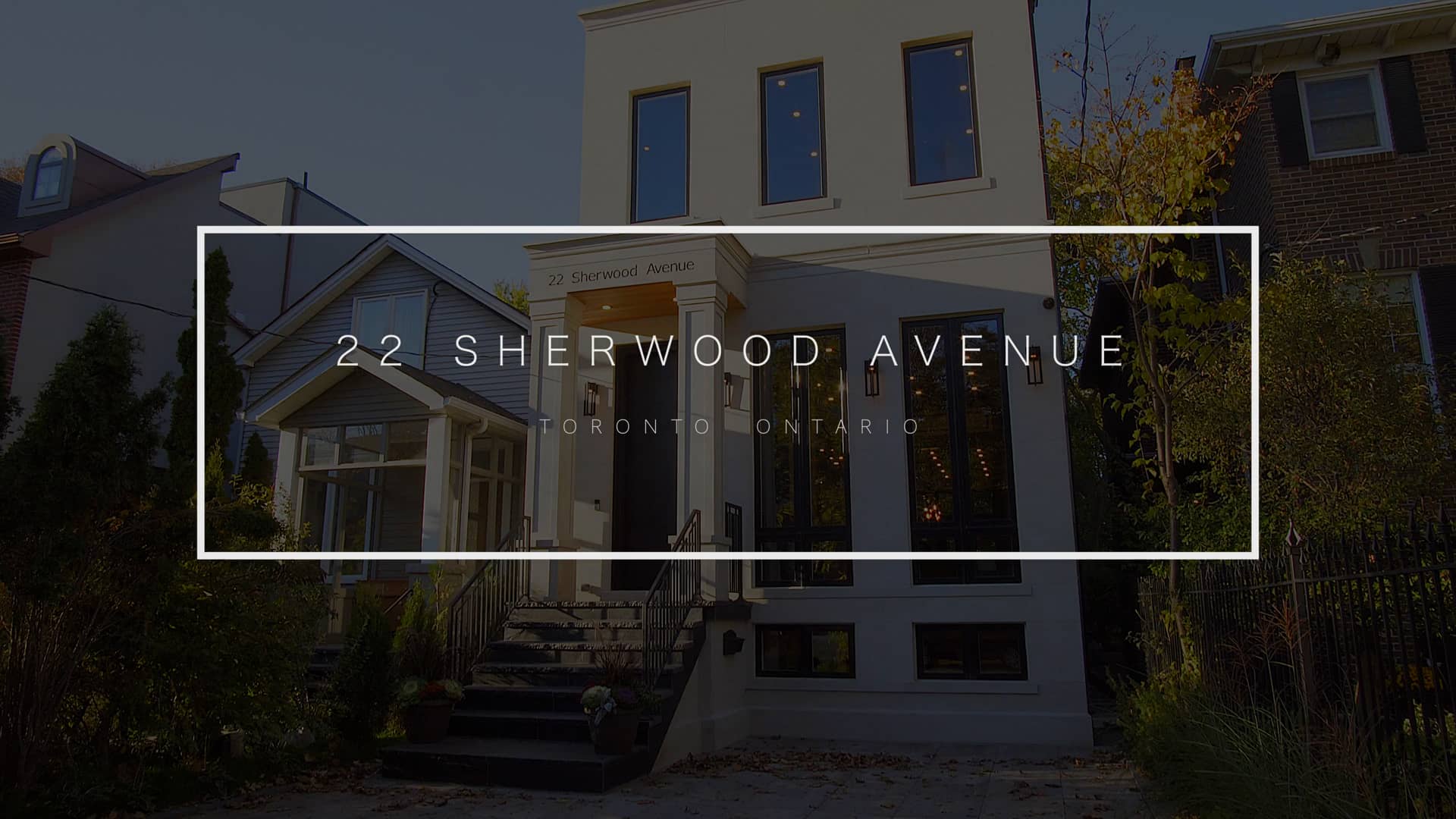22 Sherwood Avenue Toronto.m4v on Vimeo