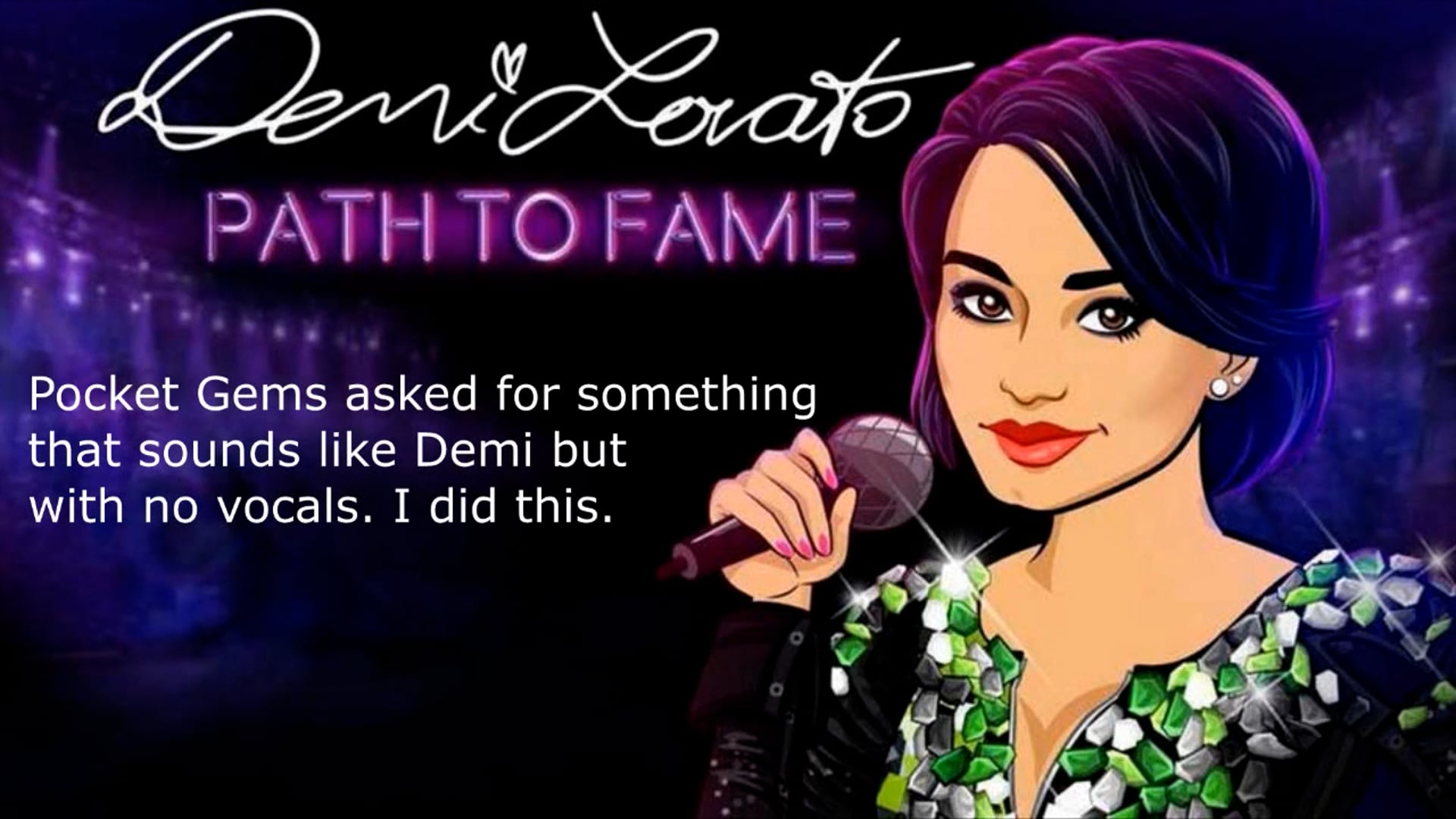 Demi's Path to Fame - Pitch Track