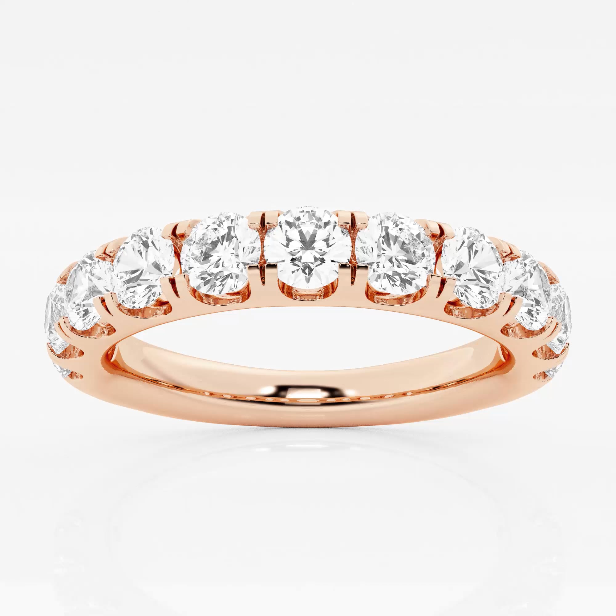 product video for 1 1/2 ctw Round Lab Grown Diamond Eleven-Stone Wedding Band