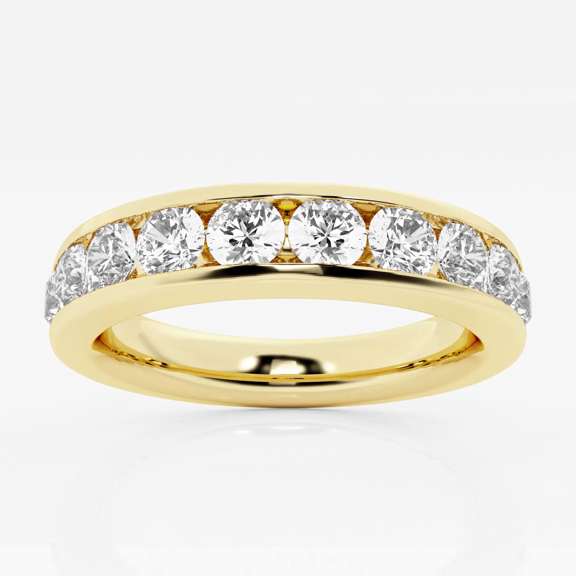 product video for 1 ctw Round Lab Grown Diamond Wedding Band