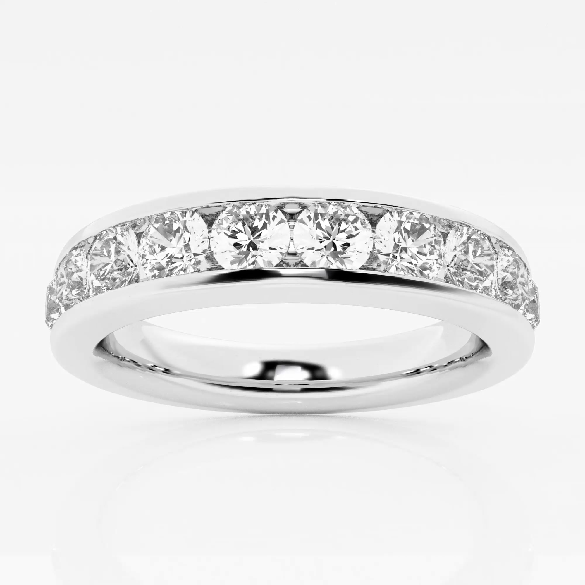 product video for 1 ctw Round Lab Grown Diamond Wedding Band