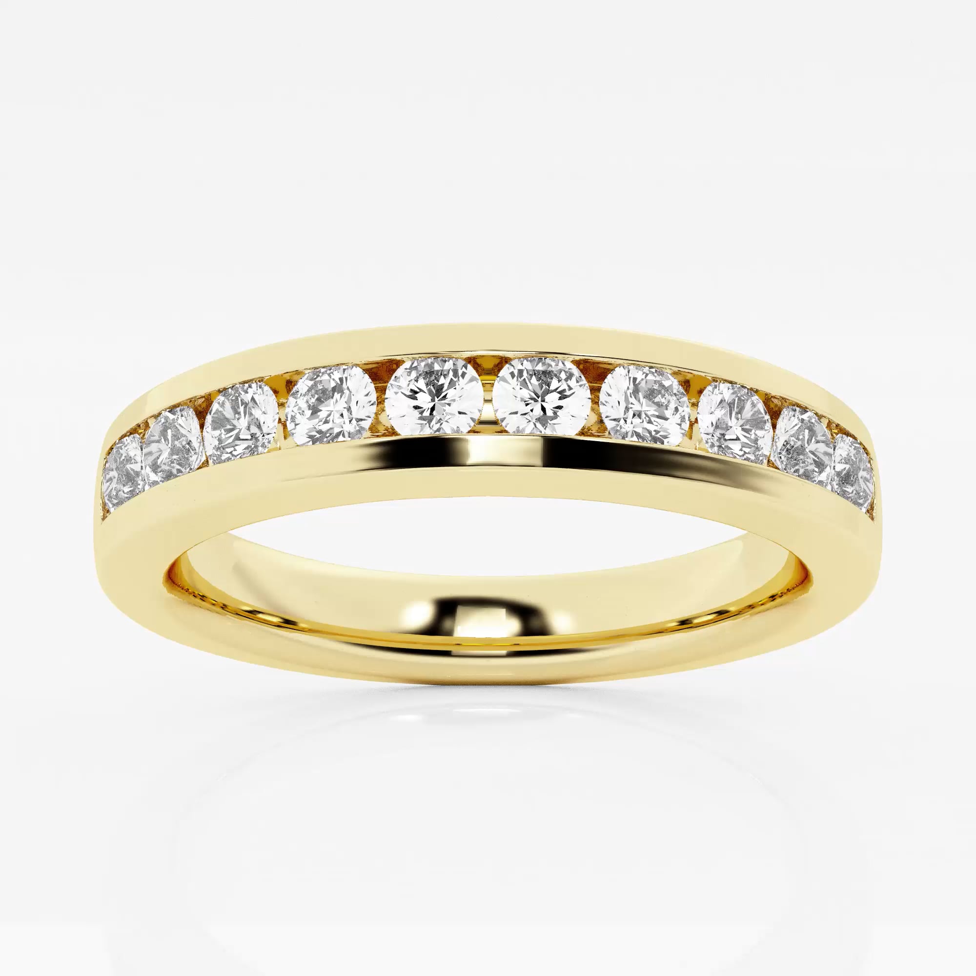 product video for 1/2 ctw Round Lab Grown Diamond Wedding Band