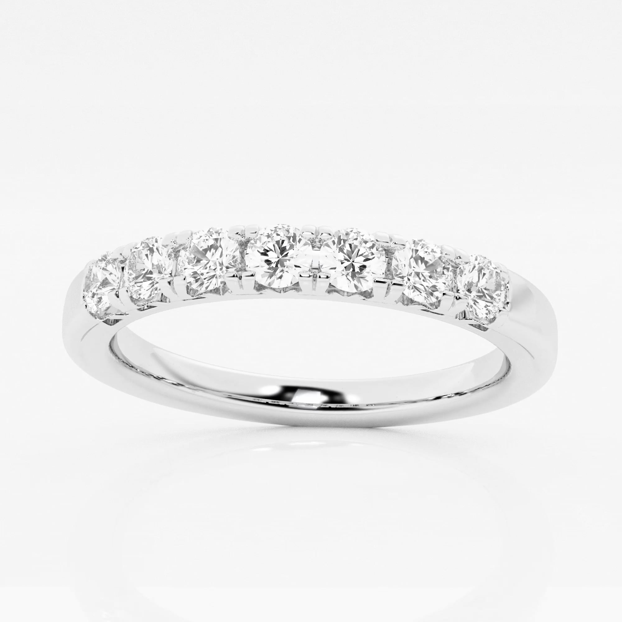 product video for 1/2 ctw Round Lab Grown Diamond Seven-Stone Anniversary Band