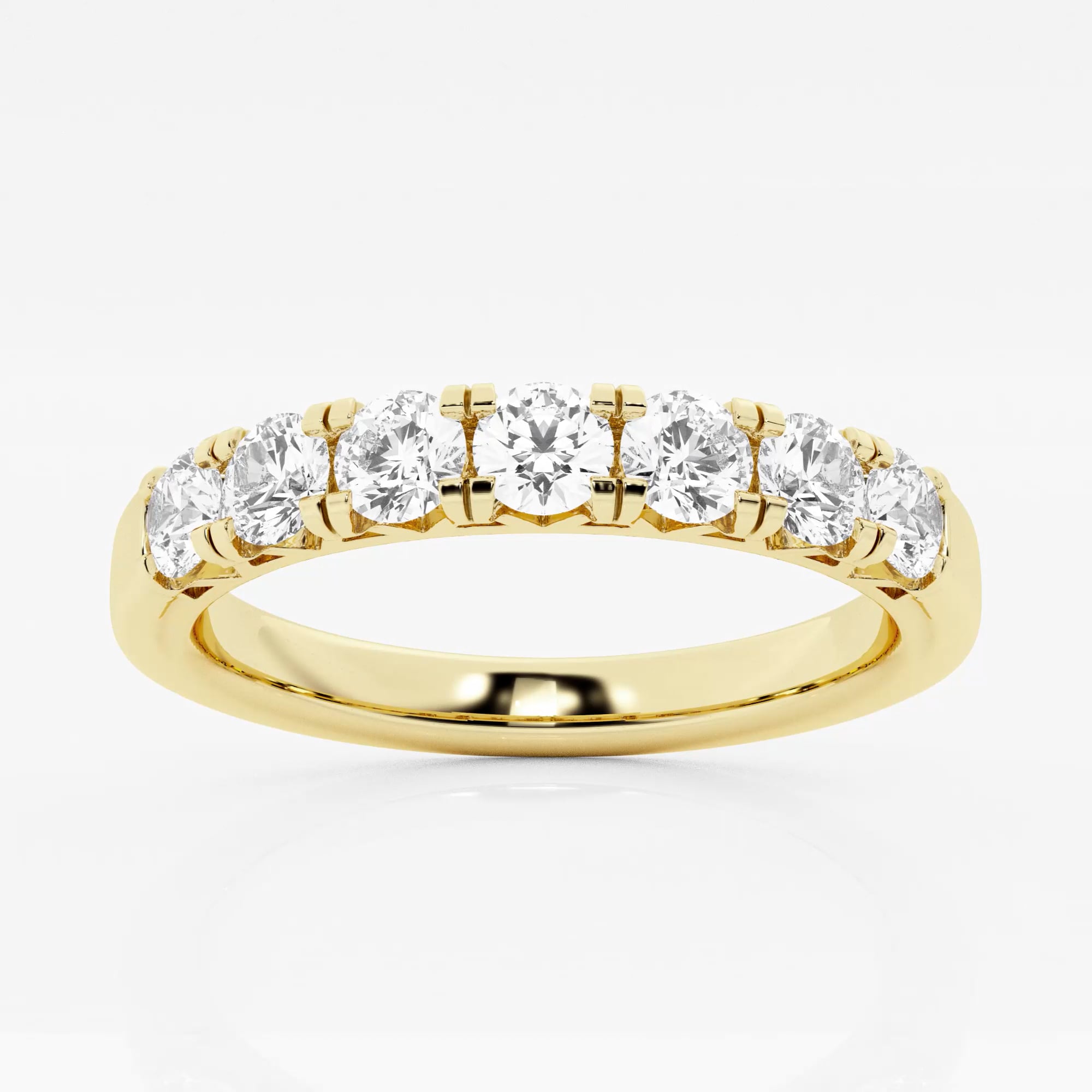 product video for 3/4 ctw Round Lab Grown Diamond Seven-Stone Anniversary Band