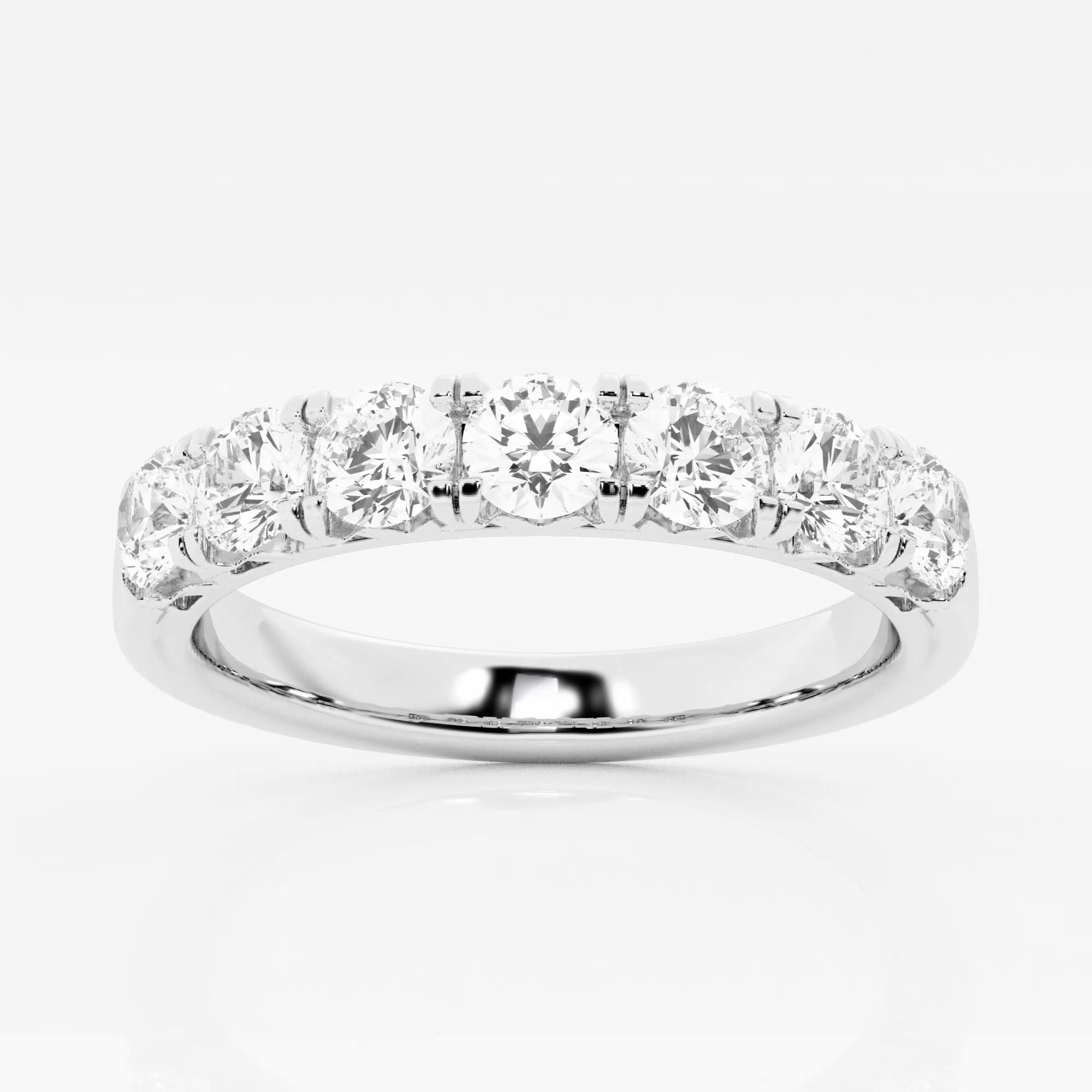 product video for 1 ctw Round Lab Grown Diamond Seven-Stone Anniversary Band