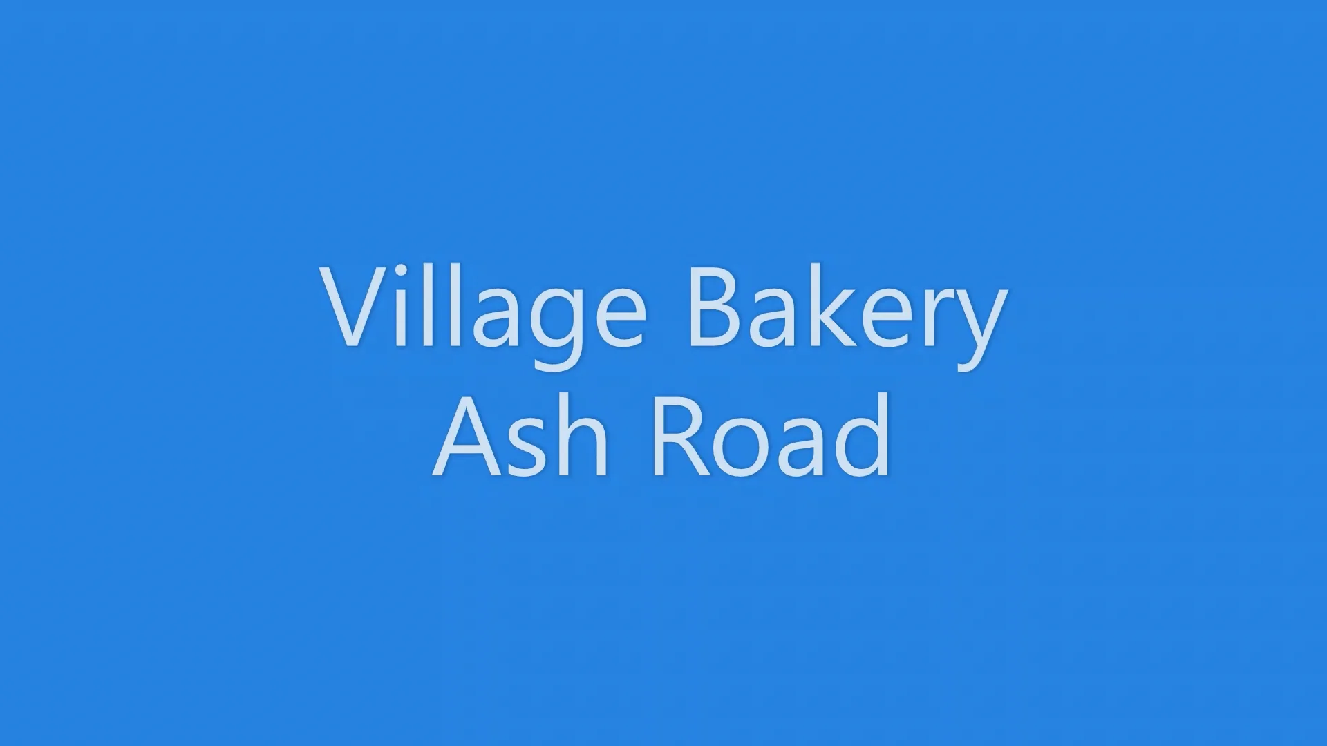 Village Bakery Ash Road on Vimeo