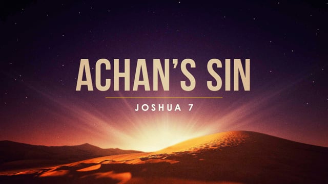 Achan's Sin