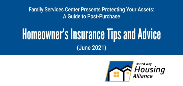 Family Services Center Presents Protecting Your Assets: A Guide to Post-Purchase