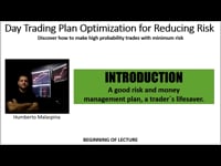 Introduction: A good risk and money management plan, a trader&#180;s lifesaver.