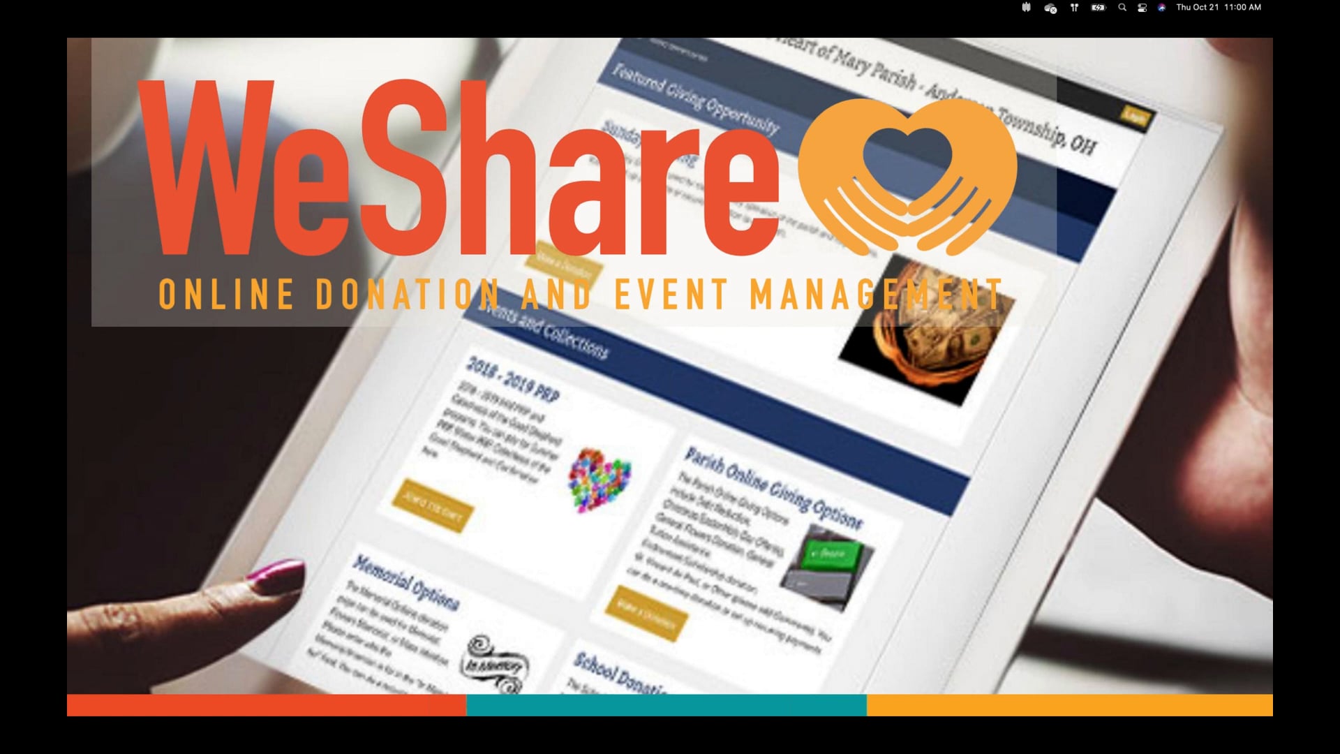 WeShare Online Giving From Ministry Brands On Vimeo