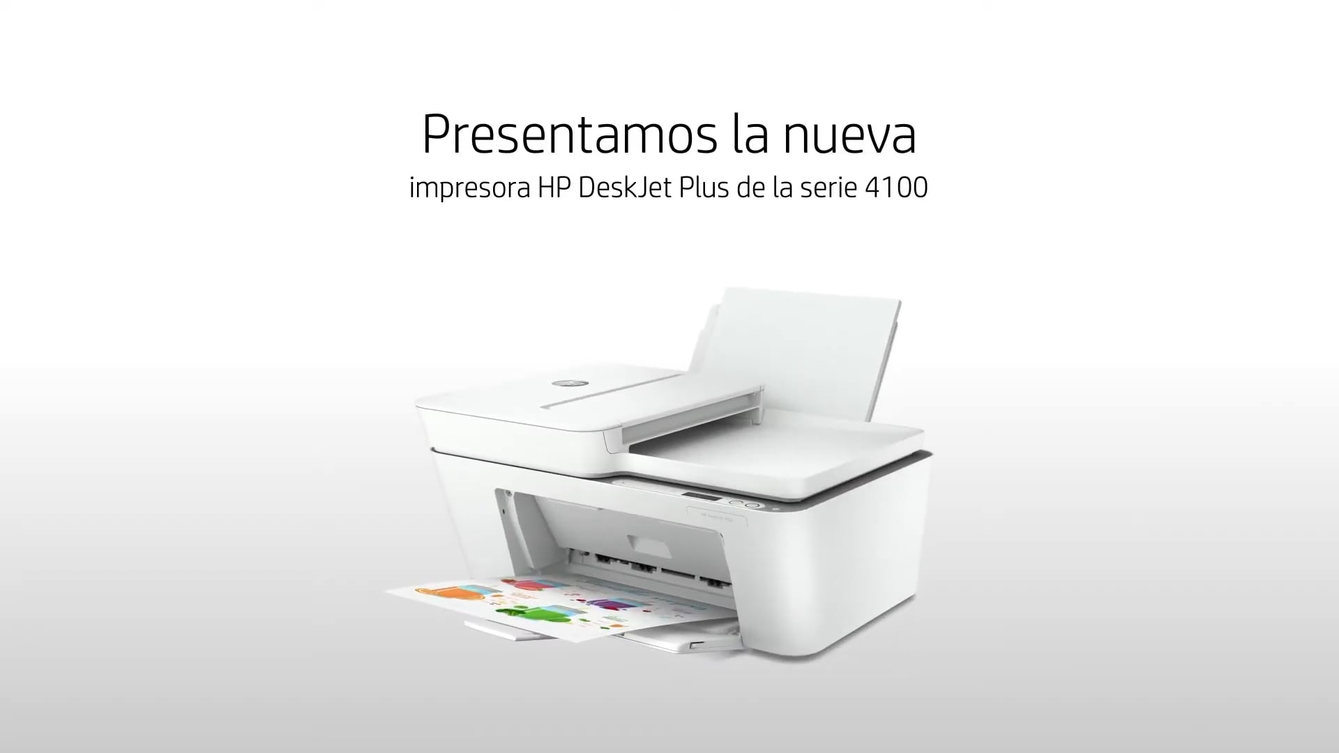 Nueva Impresora Hp Deskjet Plus Serie 4100 On Vimeo