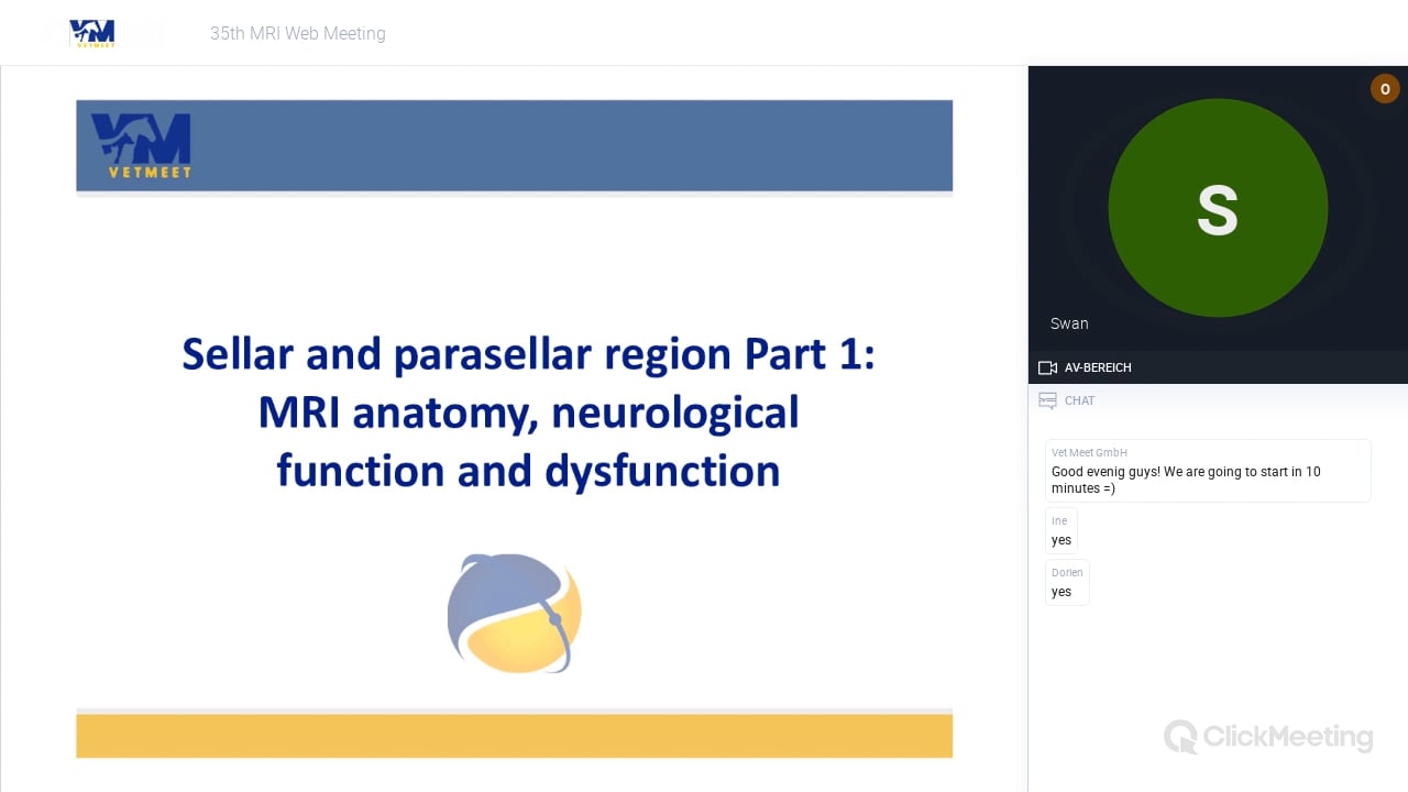 Sellar and parasellar region Part 1: MRI anatomy, neurological function and dysfunction